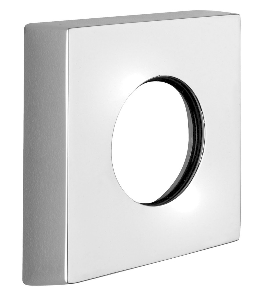 RS6032 (45424) Rozeta hranatá 60/32mm, výška 13mm, chrom RS6032
