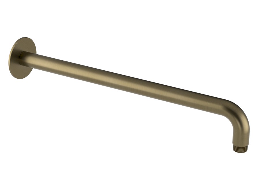 BR51G (61690) Sprchové ramínko kulaté, 400mm, zlato mat BR51G