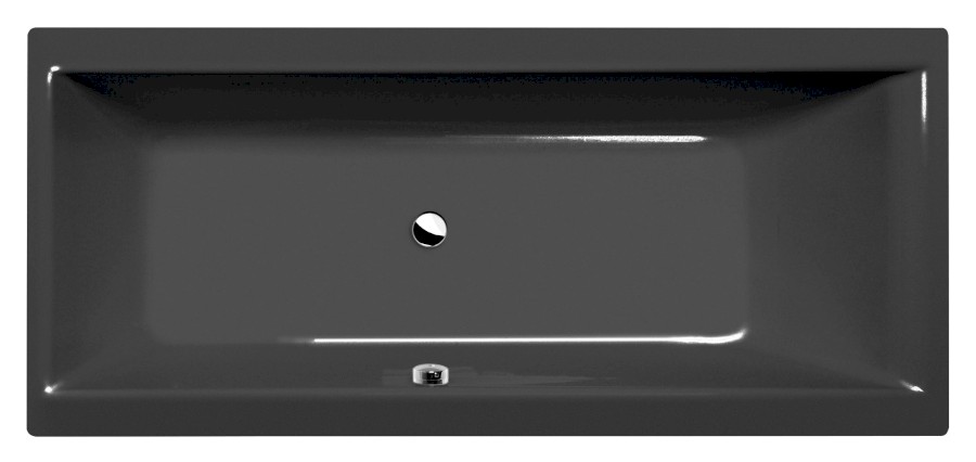 95611.30 (52568) CLEO obdélníková vana 180x80x48cm, šedá 95611.30