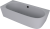 SUSSI L rohová stojící vana litý mramor 160x70x49,5cm, šedá mat 90191L.31