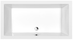 DEEP hluboká sprchová vanička, obdélník 140x75x26cm, bílá 72947