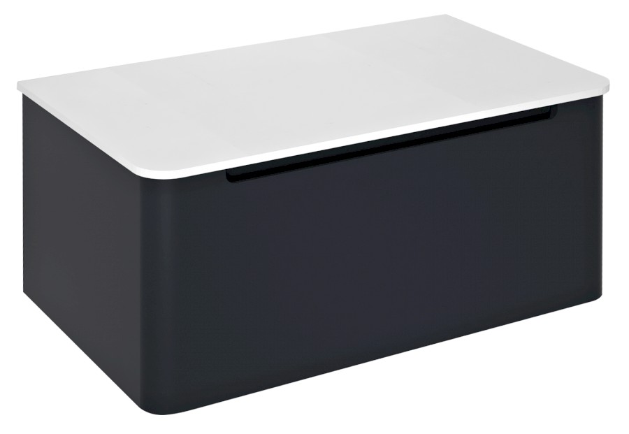 KERALA umyvadlová skříňka 80x35x47,5cm, 1x zásuvka, antracit matný KR080-3434