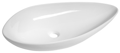 OVALI keramické umyvadlo 74x38,5cm, bílá TU0713