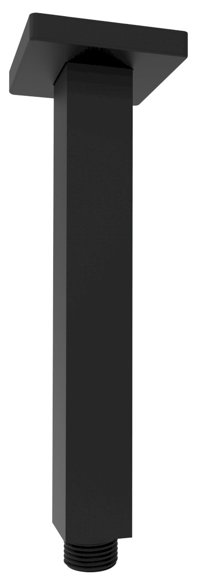 Sprchové stropní ramínko, hranaté, 200mm, černá mat 1205-07B