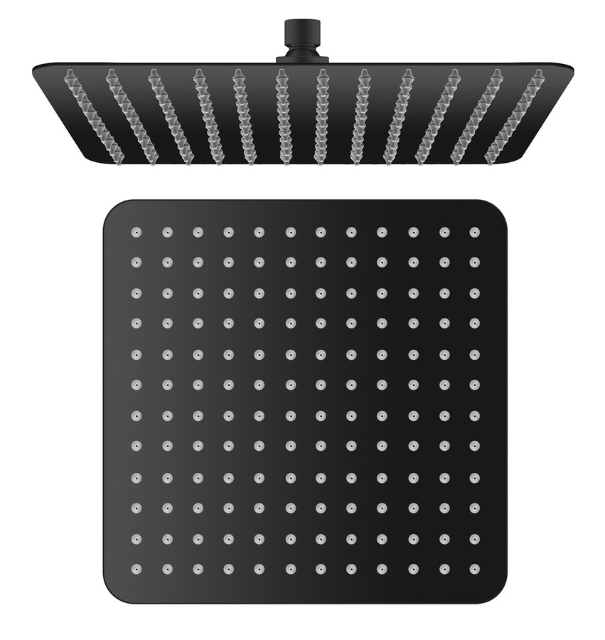 SLIM hlavová sprcha, 300x300mm, černá mat SL101