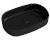 INFINITY OVAL keramické umyvadlo na desku, 55x36cm, černá mat 10NF65055-2N
