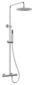 Sprchový sloup s termostatickou baterií, chrom KU139