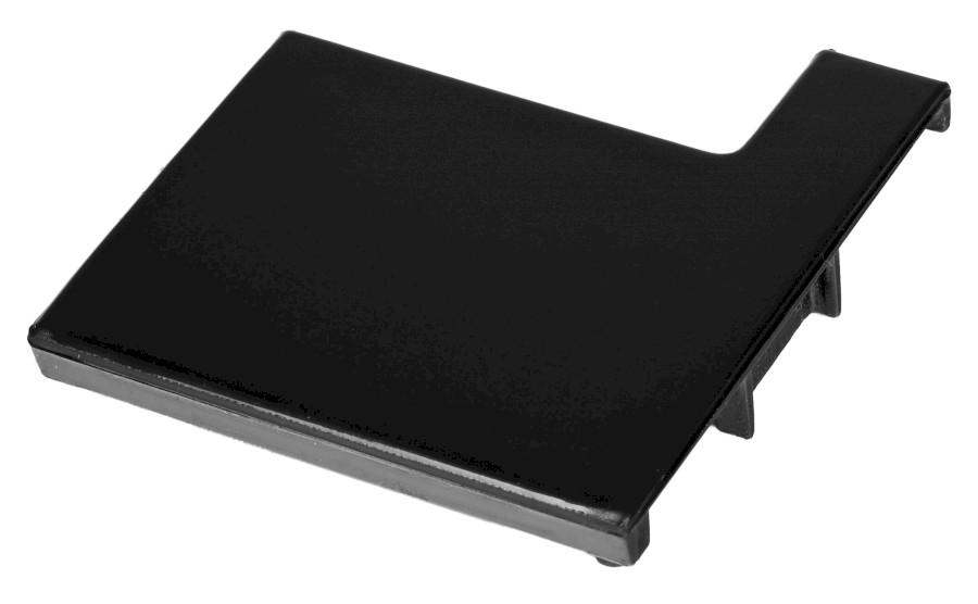 EASY BLACK krytka stěnového profilu, pravá NDAE468RB
