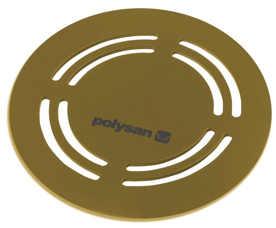 FLEXIA kruhová krytka sifonu, zlato mat 73218