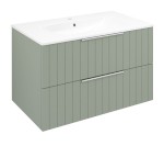 CIRASA STRIP umyvadlová skříňka 79,8x52x46cm, verde CR801-4444S