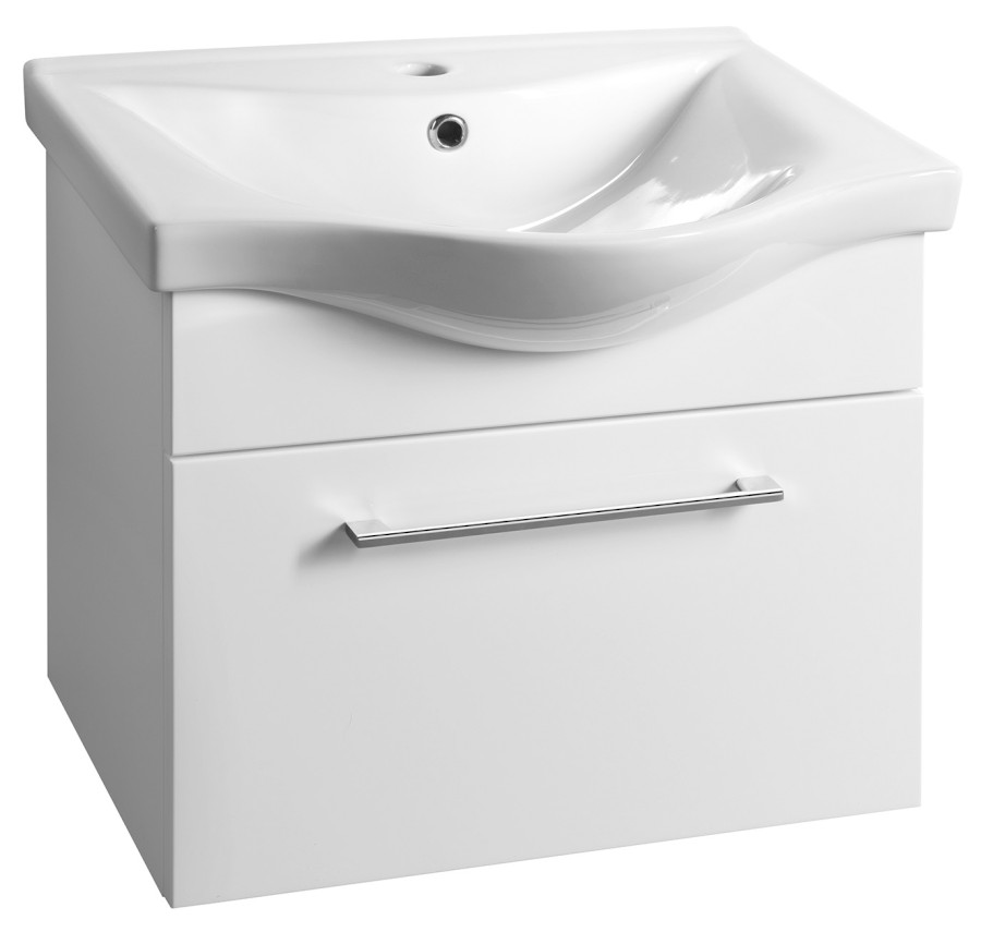 AKIRA umyvadlová skříňka 51,1x42x34cm, bílá AK255