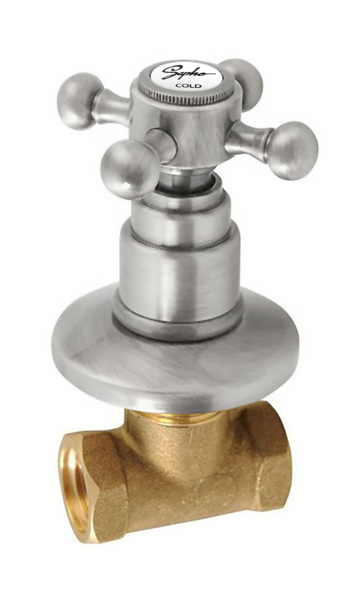 3058H (34757) ANTEA podomítkový ventil, teplá, nikl 3058H