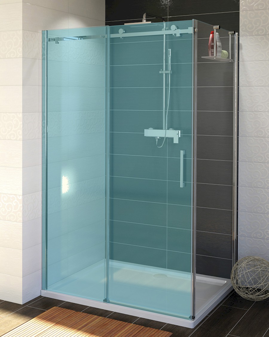 DRAGON boční stěna 1000mm, čiré sklo GD7210