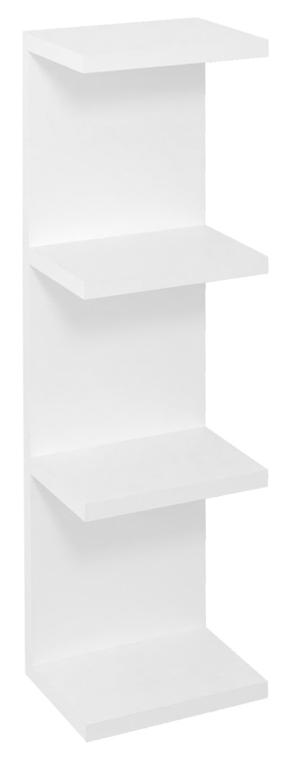 RIWA otevřená police 20x70x15 cm, bílá lesk RIW200-0030