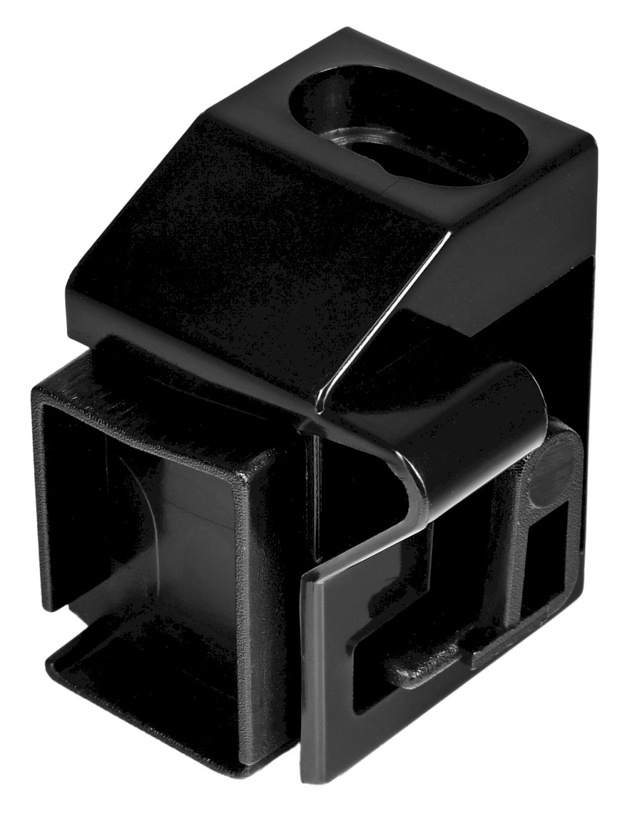 ND716LB (61334) EASY BLACK vložka pro uchycení nastavovacího profilu, levá ND716LB