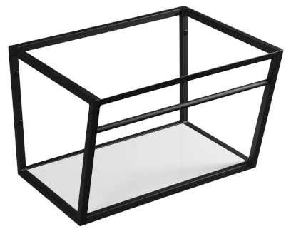 SKA konzole s policí 600x400x460mm, černá mat SKA101