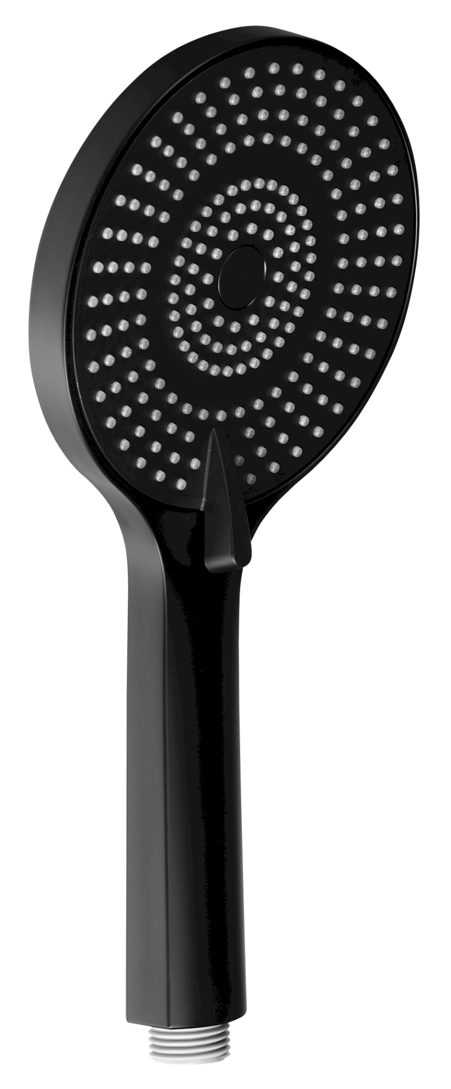 Ruční masážní sprcha, 3 režimy sprchování, silikon trysky, průměr 120mm, ABS/černá mat SK879B