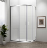 EASY čtvrtkruhová sprchová zástěna 1100x800mm, L/R, čiré sklo EL2415