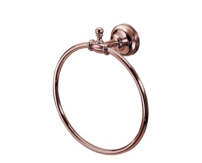 PERLA držák ručníků kruh, růžové zlato PE0157