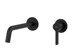 AF008B (53092) ICONIC podomítková dvouprvková umyvadlová baterie, černá mat AF008B