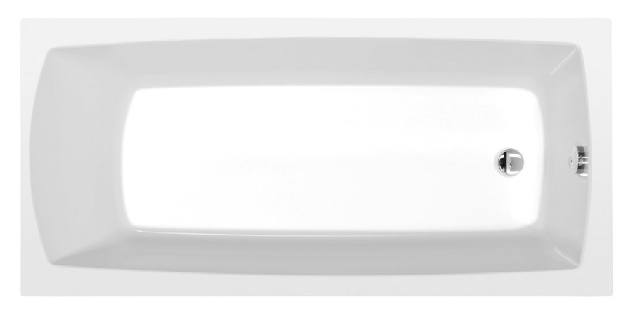 LILY obdélníková vana 140x70x39cm, bílá 72201