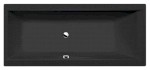 CLEO obdélníková vana 170x75x48cm, černá mat 94611.21
