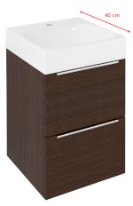 EMONA umyvadlová skříňka 39,4x55x39cm, borovice rustik EM040-1616