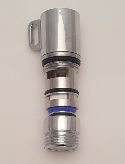 Přepínač s ovladačem pro vanovou baterii, chrom 612.010.2