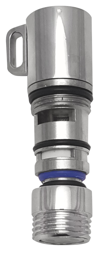 Přepínač s ovladačem pro vanovou baterii, chrom 612.010.2