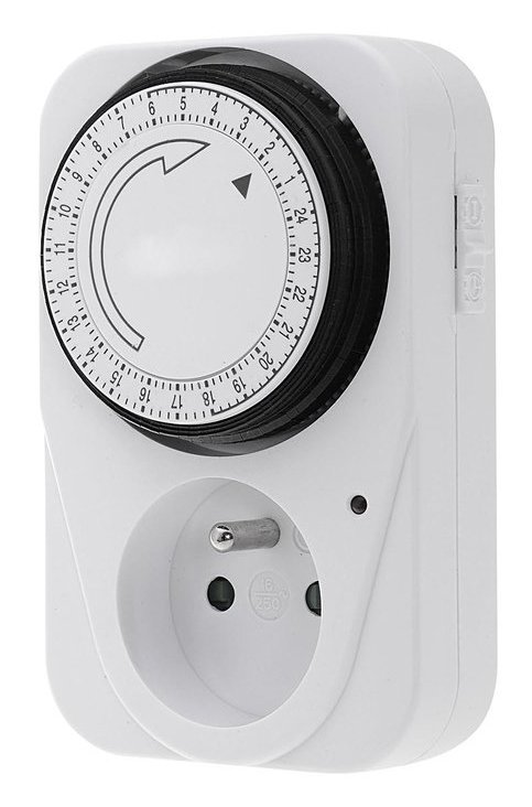 Časový spínač, 24 hod., 1 režim CS024