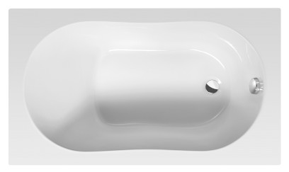 JIZERA vana 120x70x39cm, bílá G1270