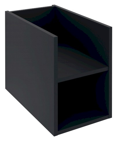 LOREA skříňka spodní policová 30x44x51,2cm, černá mat LE025-3535