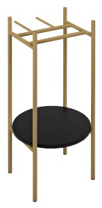 SKA380-5 (57331) PUNO podstavec pod kulatá umyvadla 375x830x448xmm, zlato mat SKA380-5