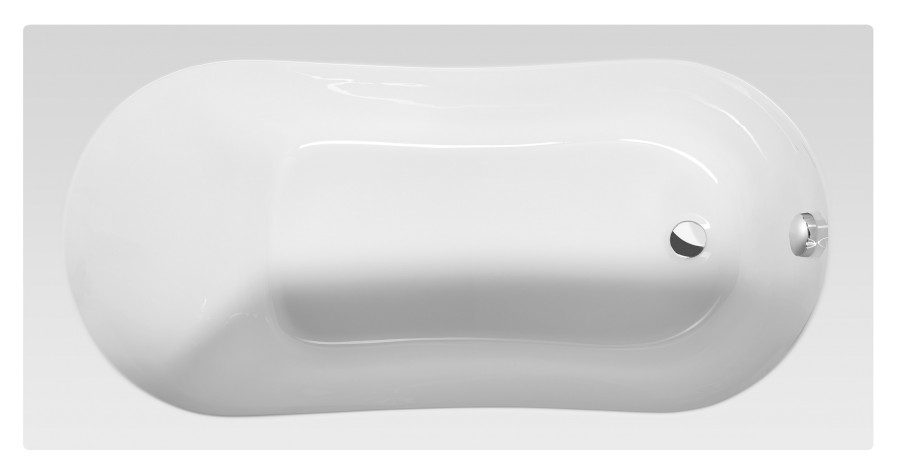 G1470 (40994) JIZERA vana 140x70x39cm, bílá G1470