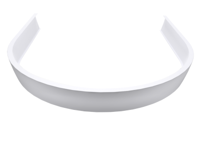 ISA 90 čelní panel, bílá 50812