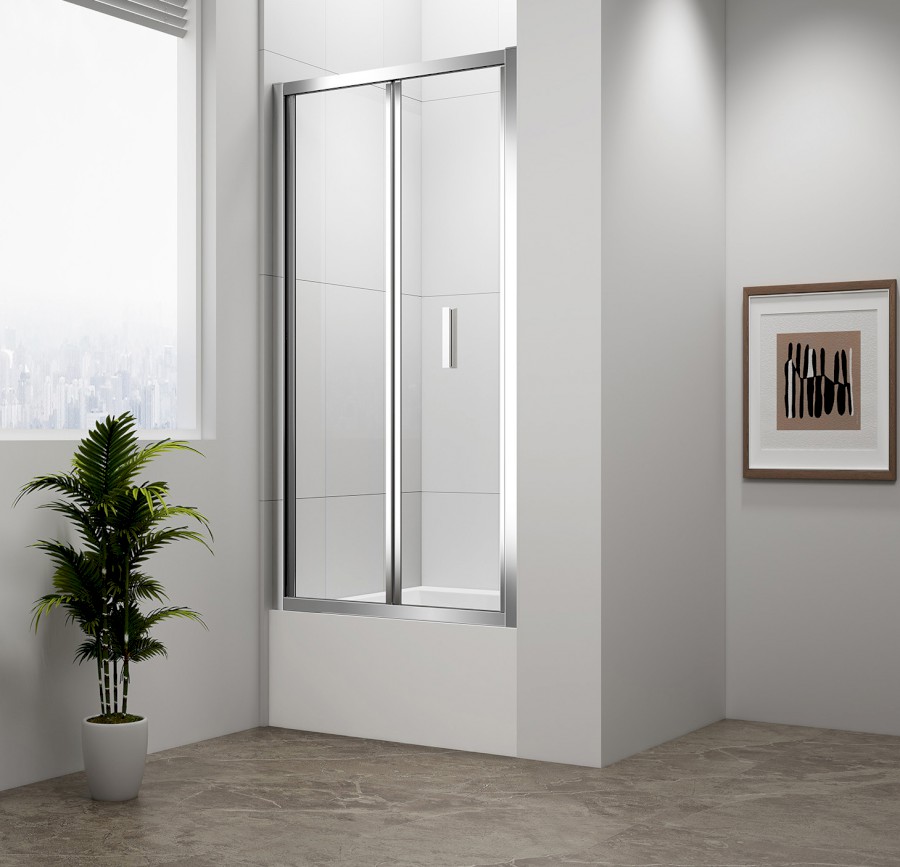 MD1910 (38730) DEEP sprchové dveře skládací 1000x1650mm, čiré sklo MD1910