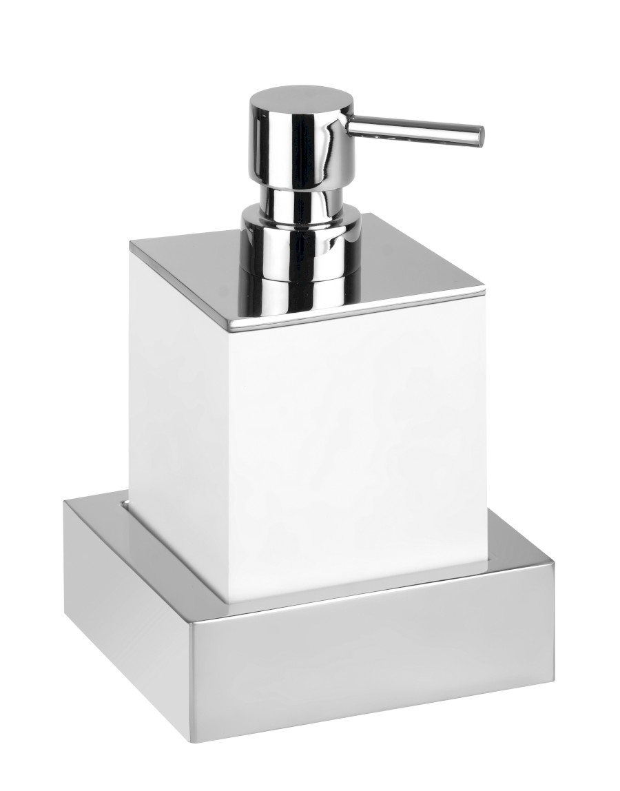 XS104W (59330) X-STEEL dávkovač mýdla na postavení 200ml, bílá mat XS104W