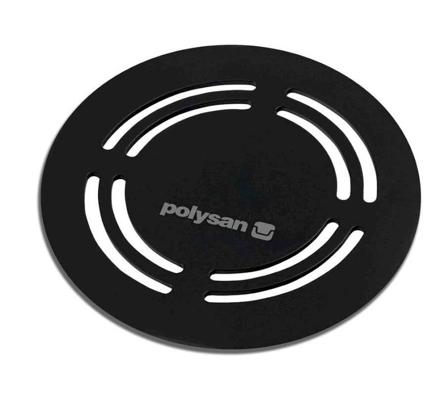 FLEXIA kruhová krytka sifonu, černá 73217