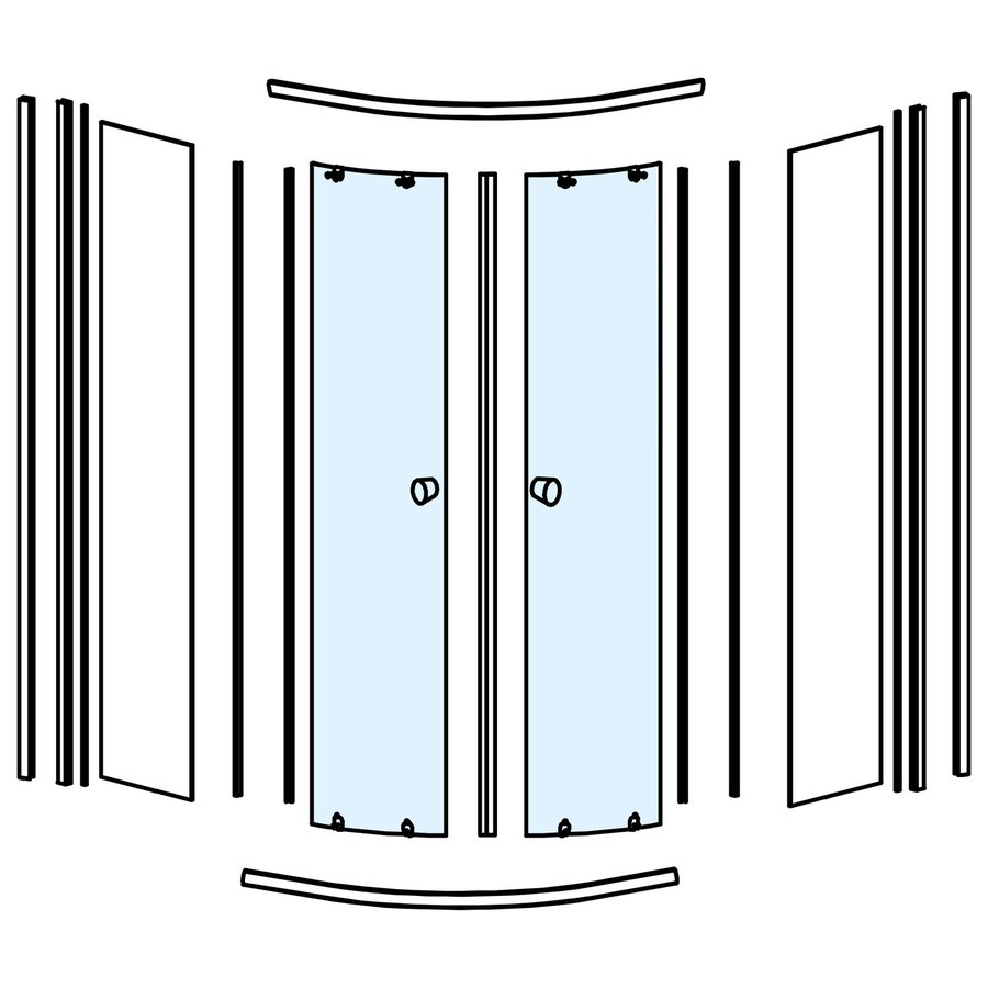 Sklo pro HLS900Y, pohyblivá část NDHLS900Y-2