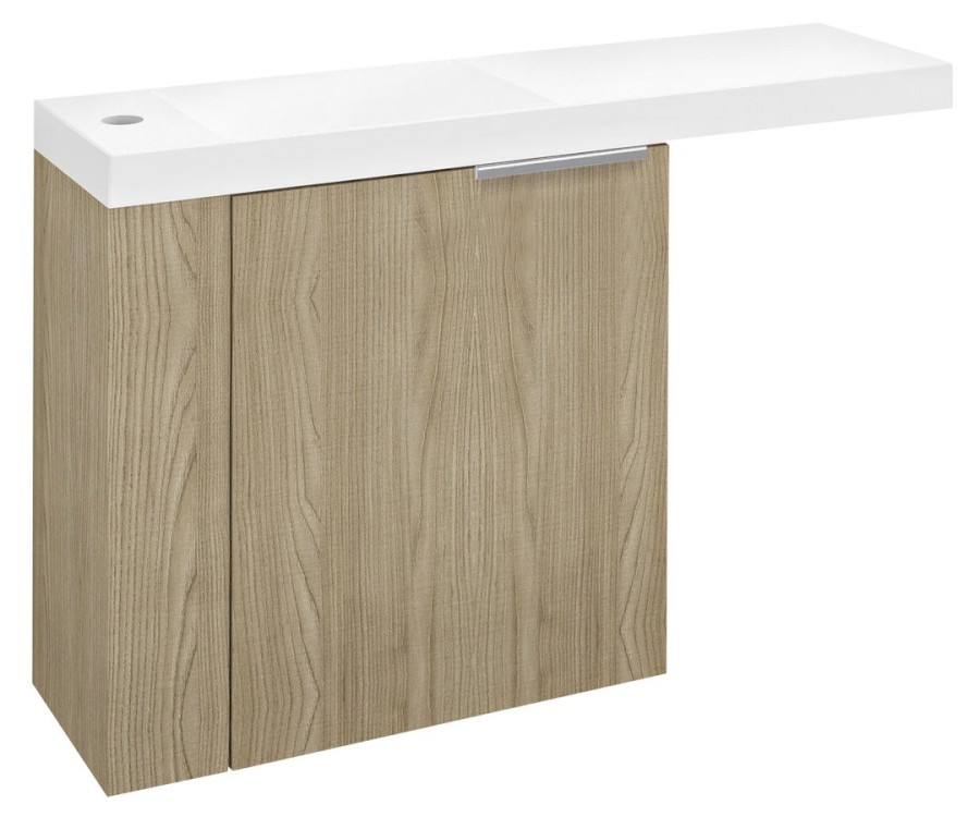 LATUS VI umyvadlová skříňka 50x50x22cm, levá, jilm bardini LT615-1313
