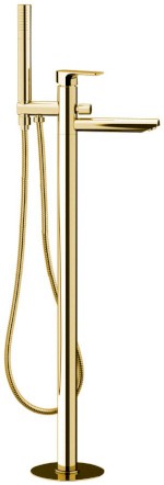 SPY vanová baterie s připojením do podlahy, zlato PY21/17