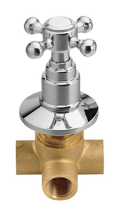 ANTEA podomítkový přepínač, chrom DEVIN21