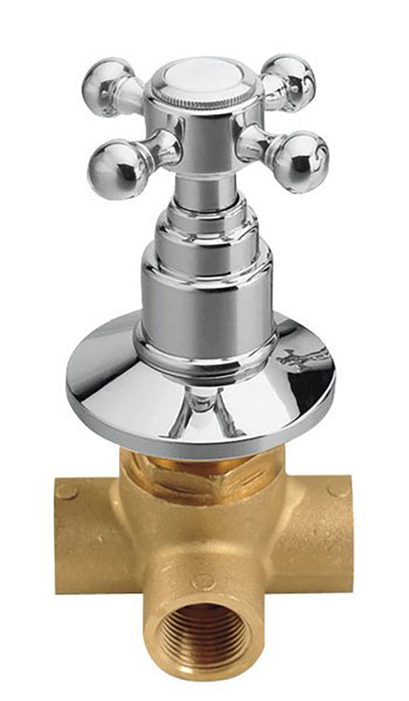 ANTEA podomítkový přepínač, chrom DEVIN21