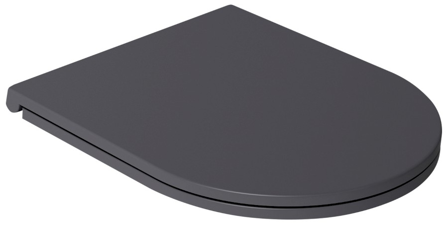 INFINITY WC sedátko, SLIM, Soft Close, Easy Take, antracit 40KF0522I-S