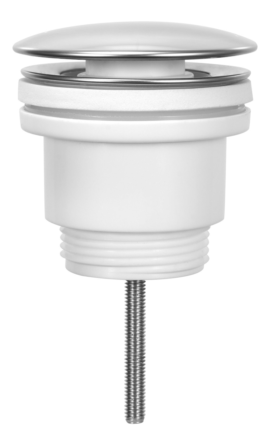 TF5001 (62214) Umyvadlová výpust 5/4“, click-clack, velká zátka, 5-46mm, ABS/chrom TF5001