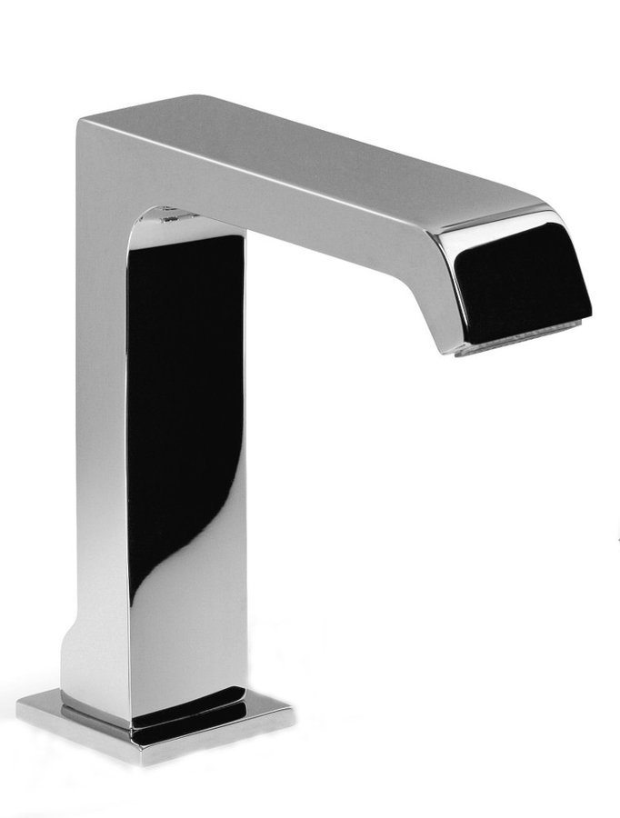 Výtoková hubice na okraj vany, šířka 43mm, kaskáda, chrom B02