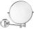 X-ROUND E kosmetické zrcátko závěsné, Ø 200mm, oboustranné, chrom XR010