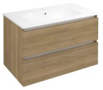 EZARA umyvadlová skříňka 79,8x52x46cm, dub cuneo EZ801-2525