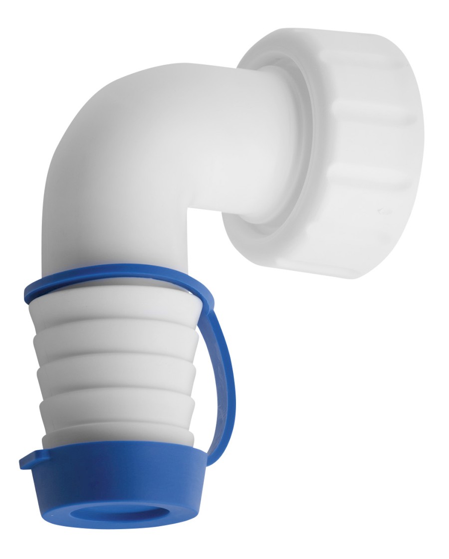 168.120.0 (44575) Kolínko podomítkového sifonu, pro pračku, bílá 168.120.0