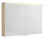 LINEX galerka s LED osvětlením, 100x70x15cm, jilm bardini LX100-0013